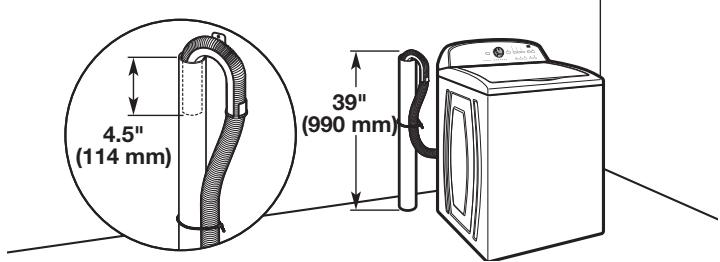 4.5" (114 mm) 39" (990 mm)