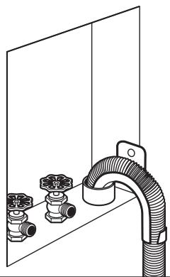 WHIRLPOOL WTW5000DW - INSTALLATION GUIDE - Placer le tuyau de vidange dans le tuyau de rejet à l'égout - 2