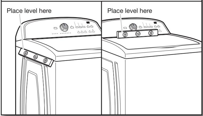 WHIRLPOOL WTW5000DW - INSTALLATION GUIDE - LEVEL WASHER - 1