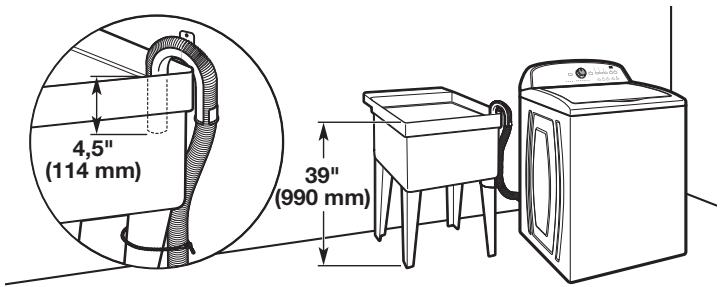 4,5" (114 mm) 39" (990 mm)