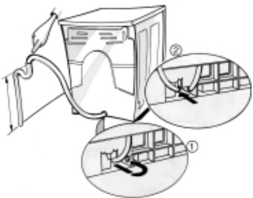 WHIRLPOOL AWZ 555 - Vidange directe à l'arrière du sèche-linge - 1