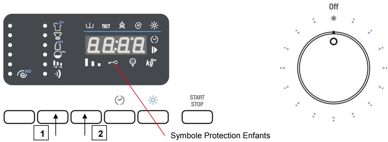 WHIRLPOOL AWZ 7141 - Protection enfants - 1