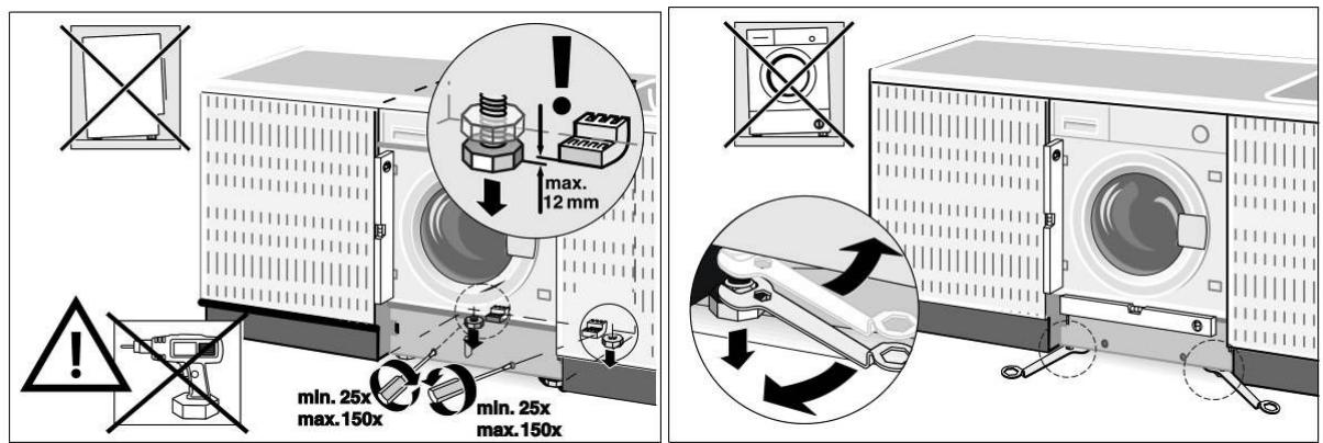 WHIRLPOOL AWZ 7142 - POSITIONING AND LEVELING - 3