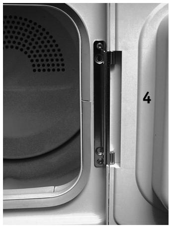 WHIRLPOOL AWZ EXPERT AI - Réversibilité de la porte - 2