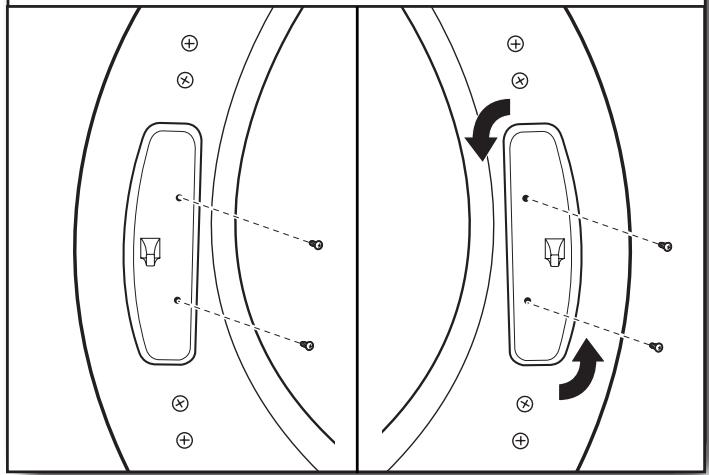 WHIRLPOOL WGD70HEBW - INSTALLATION GUIDE - Move the door strike - 1