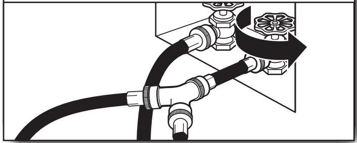 WHIRLPOOL WGD70HEBW - INSTALLATION GUIDE - Ouvrir le robinet d'eau froide - 1