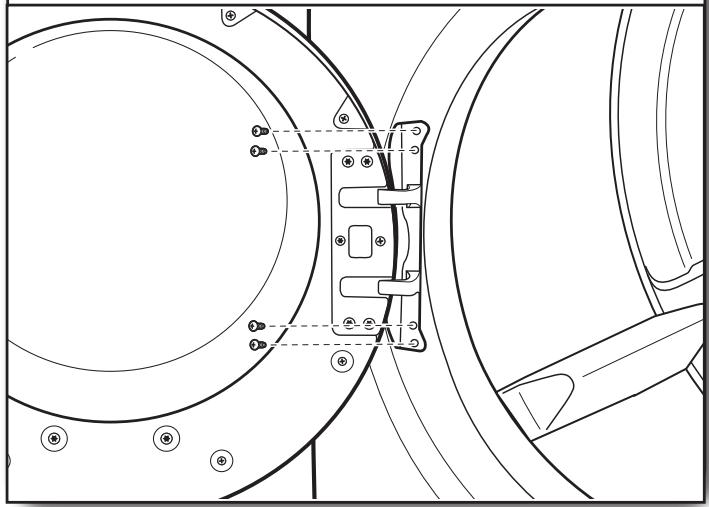 WHIRLPOOL WGD70HEBW - INSTALLATION GUIDE - Réinstaller la porte sur la séchée - 1