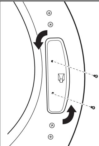 WHIRLPOOL WGD70HEBW - INSTALLATION GUIDE - Move the door strike - 2