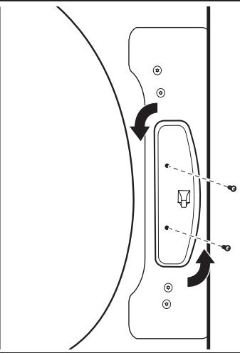 WHIRLPOOL WGD70HEBW - INSTALLATION GUIDE - Déplacer la gâche de la porte - 2