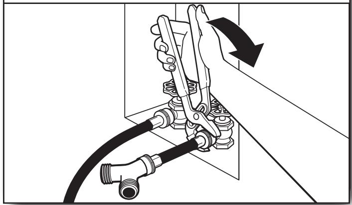 WHIRLPOOL WGD70HEBW - INSTALLATION GUIDE - Tighten couplings - 1