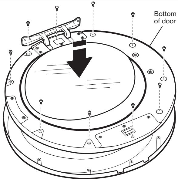 WHIRLPOOL WGD70HEBW - INSTALLATION GUIDE - Reinstall inner door assembly - 1