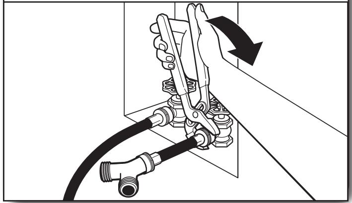 WHIRLPOOL WGD70HEBW - INSTALLATION GUIDE - Serrer les raccords - 1