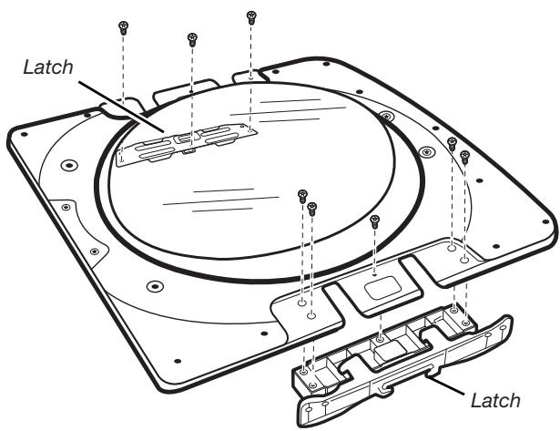 WHIRLPOOL WGD70HEBW - INSTALLATION GUIDE - Reinstall hinge and latch on opposite sides - 1