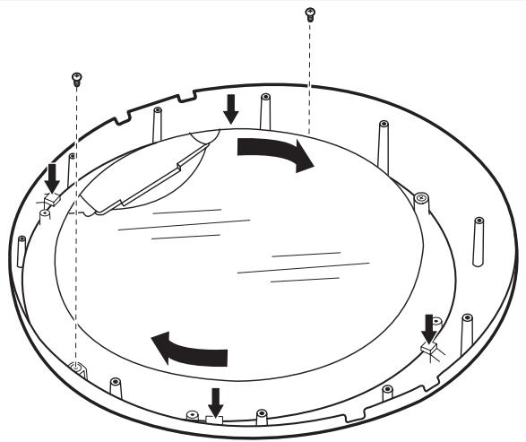WHIRLPOOL WGD70HEBW - INSTALLATION GUIDE - Retirer la garniture circulaire de la partie externe du hublot - 1