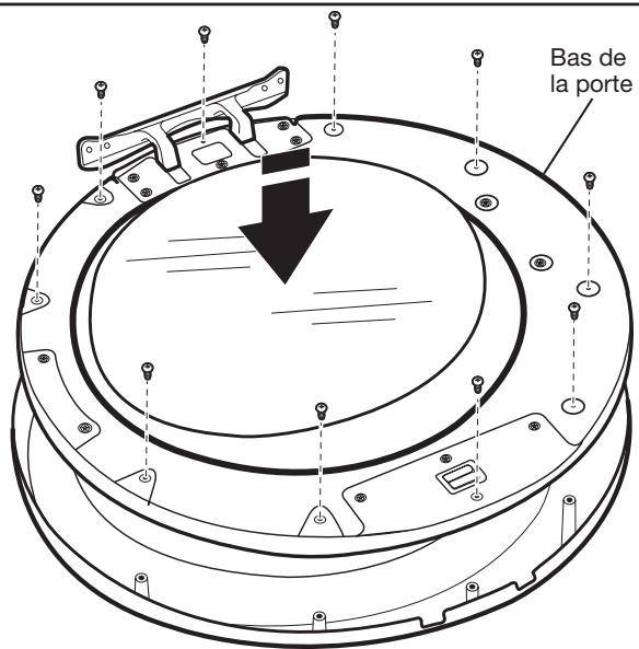 WHIRLPOOL WGD70HEBW - INSTALLATION GUIDE - Réinstaller la porte interne - 1