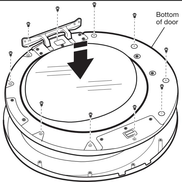 WHIRLPOOL WGD70HEBW - INSTALLATION GUIDE - Reinstall inner door assembly - 1