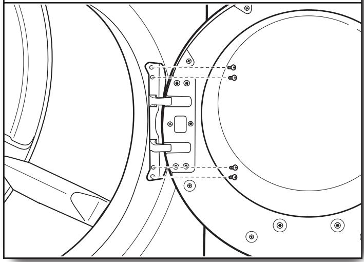 WHIRLPOOL WGD70HEBW - INSTALLATION GUIDE - Retirer la porte de la sécheuse - 1