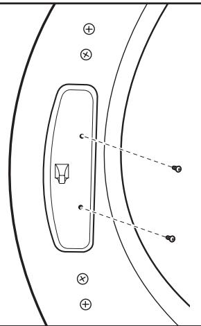 WHIRLPOOL WGD70HEBW - INSTALLATION GUIDE - Déplacer la gâche de la porte - 1