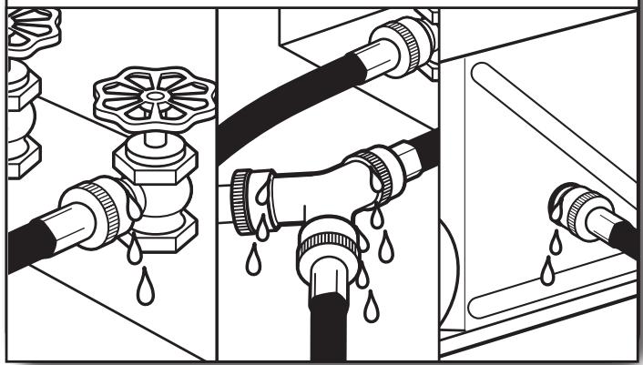 WHIRLPOOL WGD70HEBW - INSTALLATION GUIDE - Check for leaks - 1