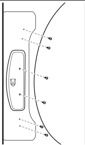 WHIRLPOOL WGD70HEBW - INSTALLATION GUIDE - Move the door strike - 1