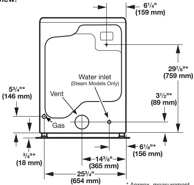 WHIRLPOOL WGD70HEBW - INSTALLATION GUIDE - DRYER DIMENSIONS - 3