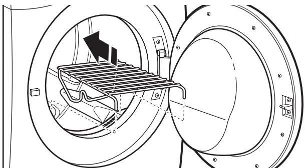 WHIRLPOOL WGD87HEDC - USE & CARE GUIDE - To use the drying rack: - 1