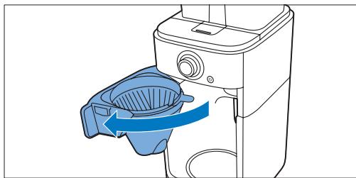 PHILIPS HD7762/00 - Die Kaffeebohnenschütte reinigen - 2