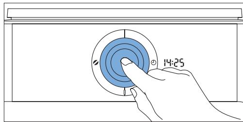 PHILIPS HD7762/00 - Die Uhrzeit einstellen - 4