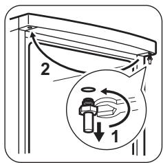FAURE FZ190 - Réversibilité de la porte - 2