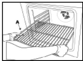 WHIRLPOOL AKZ9626IX - INTRODUCTION DES GRILLES ET AUTRES ACCESSOIRES DANS LE FOUR - 1