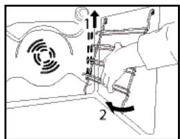 WHIRLPOOL AKZ9626IX - MONTAGES DES GRADINS COULISSANTS (LE CAS ÉCHÉANT) - 1