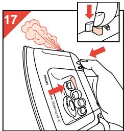PHILIPS HI994 - In senkrechter Haltung aufdämpfen - 2