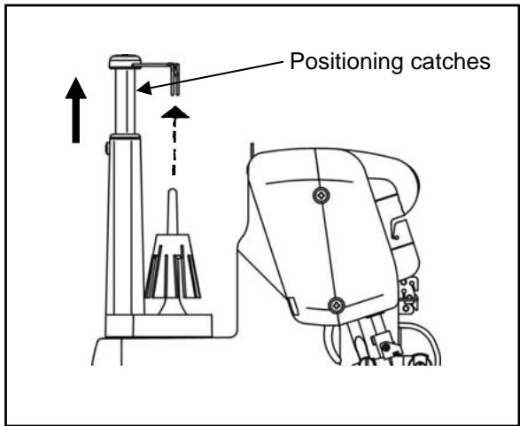AEG-ELECTROLUX 90S - [ THE POSITION OF THREAD POLE ] - 1