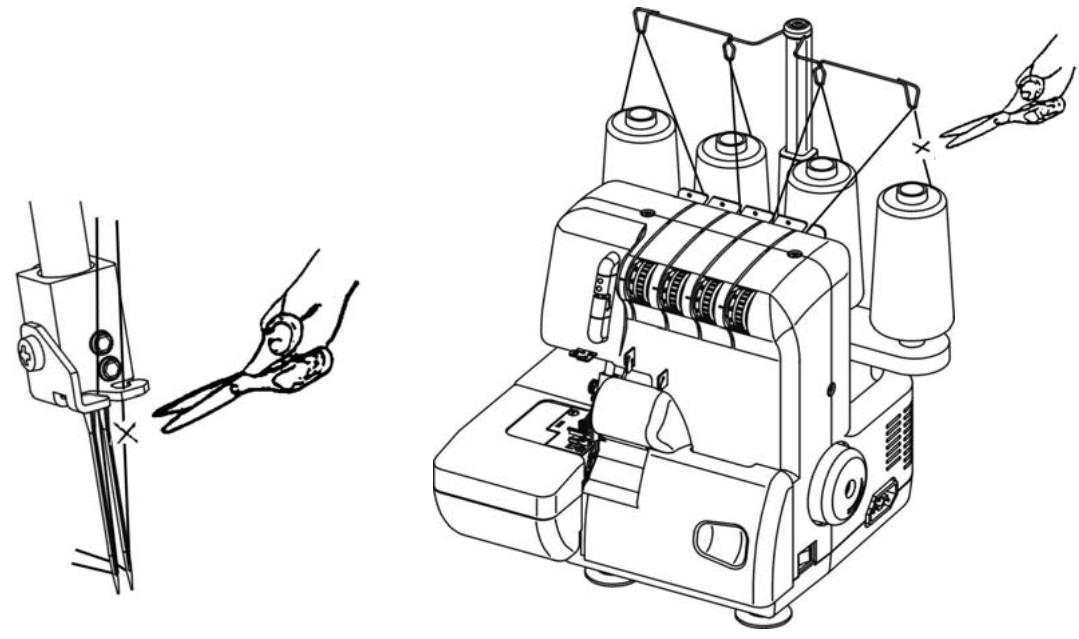 AEG-ELECTROLUX 90S - FADENWECHSEL (ANKNOTEN) - 1
