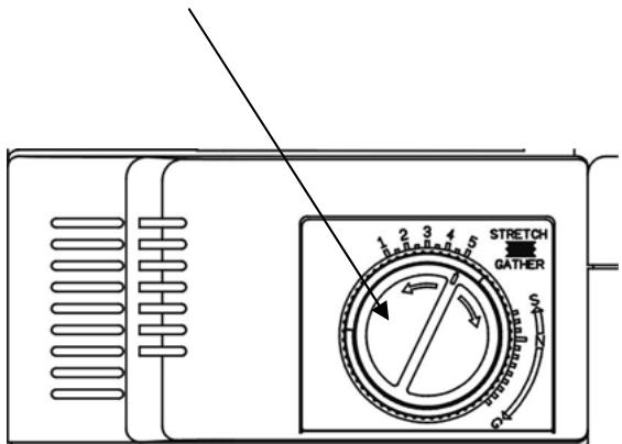AEG-ELECTROLUX 90S - EINSTELLUNG DER STICHLÄNGE - 1