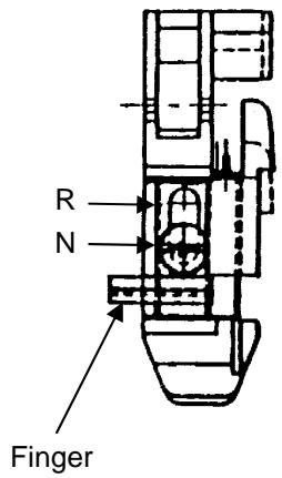 AEG-ELECTROLUX 90S - CONVERTIBLE PRESSER FOOT - 1