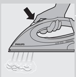 PHILIPS GC 9540 - Função de jacto de vapor - 1
