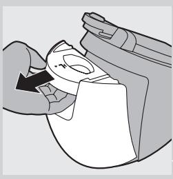 PHILIPS GC 9540 - Riempimento del serbatoio dell'acqua estrabile - 1
