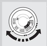 PHILIPS AZUR GC4860/02 - Selecting the temperature and steam setting - 2