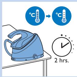 PHILIPS GC 8630 - Afkalkning af strygesålen - 2