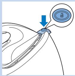 PHILIPS GC 8640 - Draagvergrendeling (alleen bepaalde typen) - 1