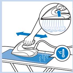 PHILIPS GC 8640 - Kalkinpoisto silitysraudan pohjasta - 3