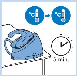 PHILIPS GC 8640 - Es muy importante realizar un procedimiento de eliminación de los depósitos de cal en cuando el piloto EASY DE-CALC parpadee. - 9