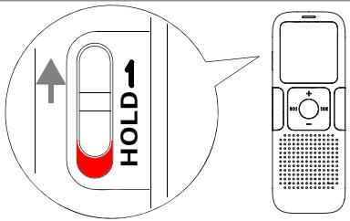 PHILIPS LFH0625 - Blocage des touches (fonction HOLD) - 1