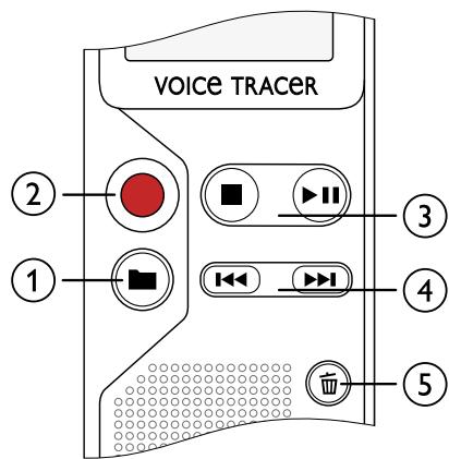 PHILIPS DVT1100 - Boutons - 1