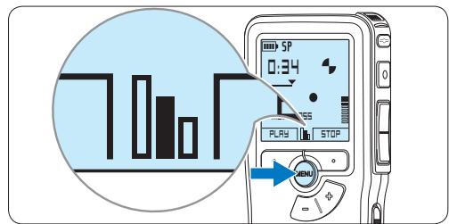PHILIPS LFH 9375 - De microfoongevoeligheid aanpassen - 2