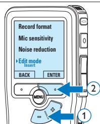 PHILIPS LFH 9375 - Edit a recording (insert/overwrite/append) - 3