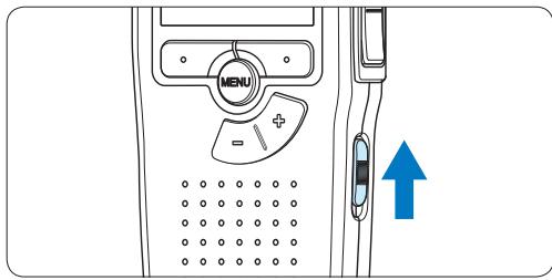 PHILIPS LFH 9375 - Mettre le Pocket Memo en service - 1