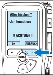 PHILIPS LFH 9375 - Formatieren einer neuen Speicherkarte - 2
