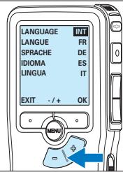 PHILIPS LFH 9375 - De taal instellen - 1